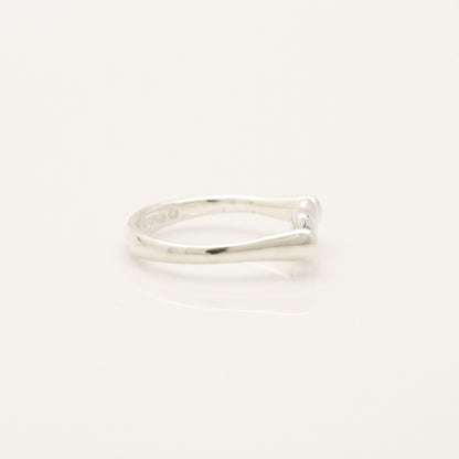 Tiffany & Co. Tiffany Bean Ring, 925 Sterling Silver, SV925, Weight: 2.76g