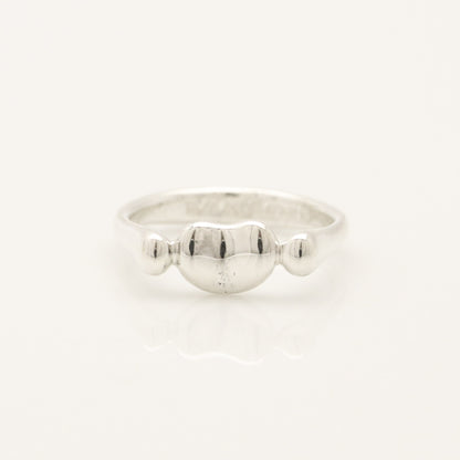 Tiffany & Co. Tiffany Bean Ring, 925 Sterling Silver, SV925, Weight: 2.76g