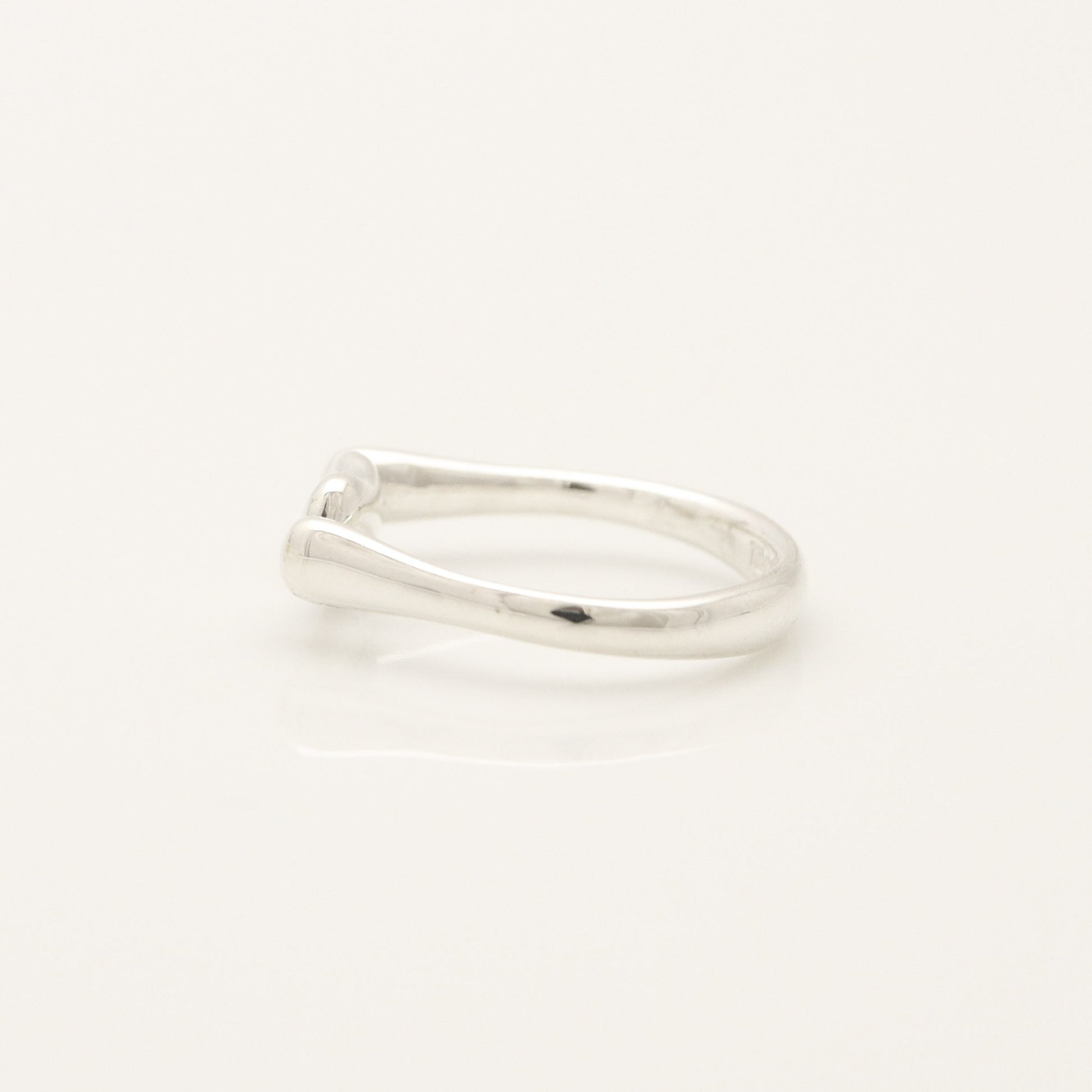 Tiffany & Co. Tiffany Bean Ring, 925 Sterling Silver, SV925, Weight: 2.76g