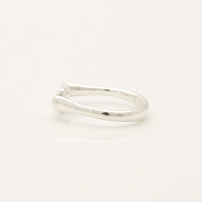 Tiffany & Co. Tiffany Bean Ring, 925 Sterling Silver, SV925, Weight: 2.76g