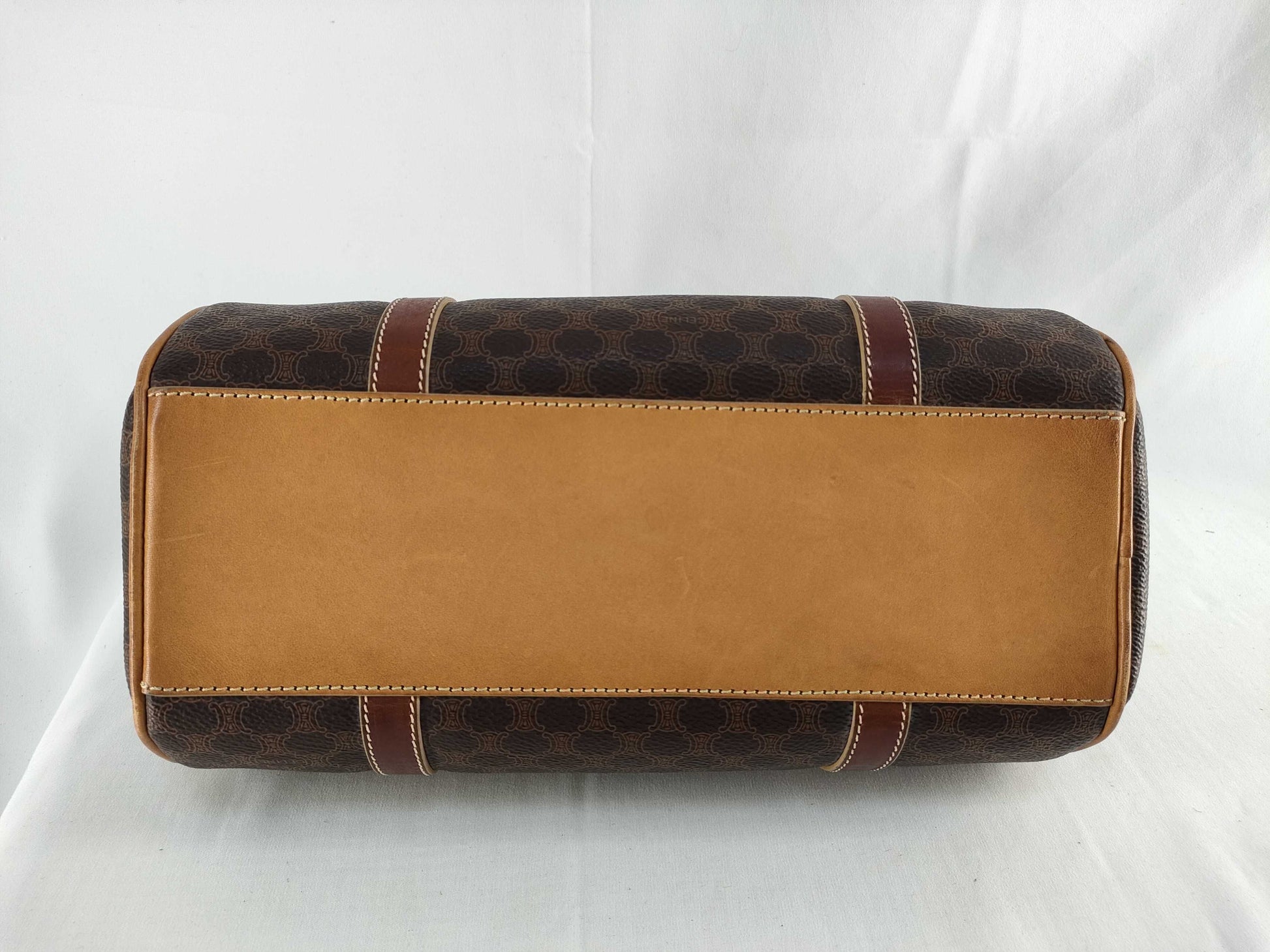 CELINE Macadam Mini Boston Bag Handbag Handbag