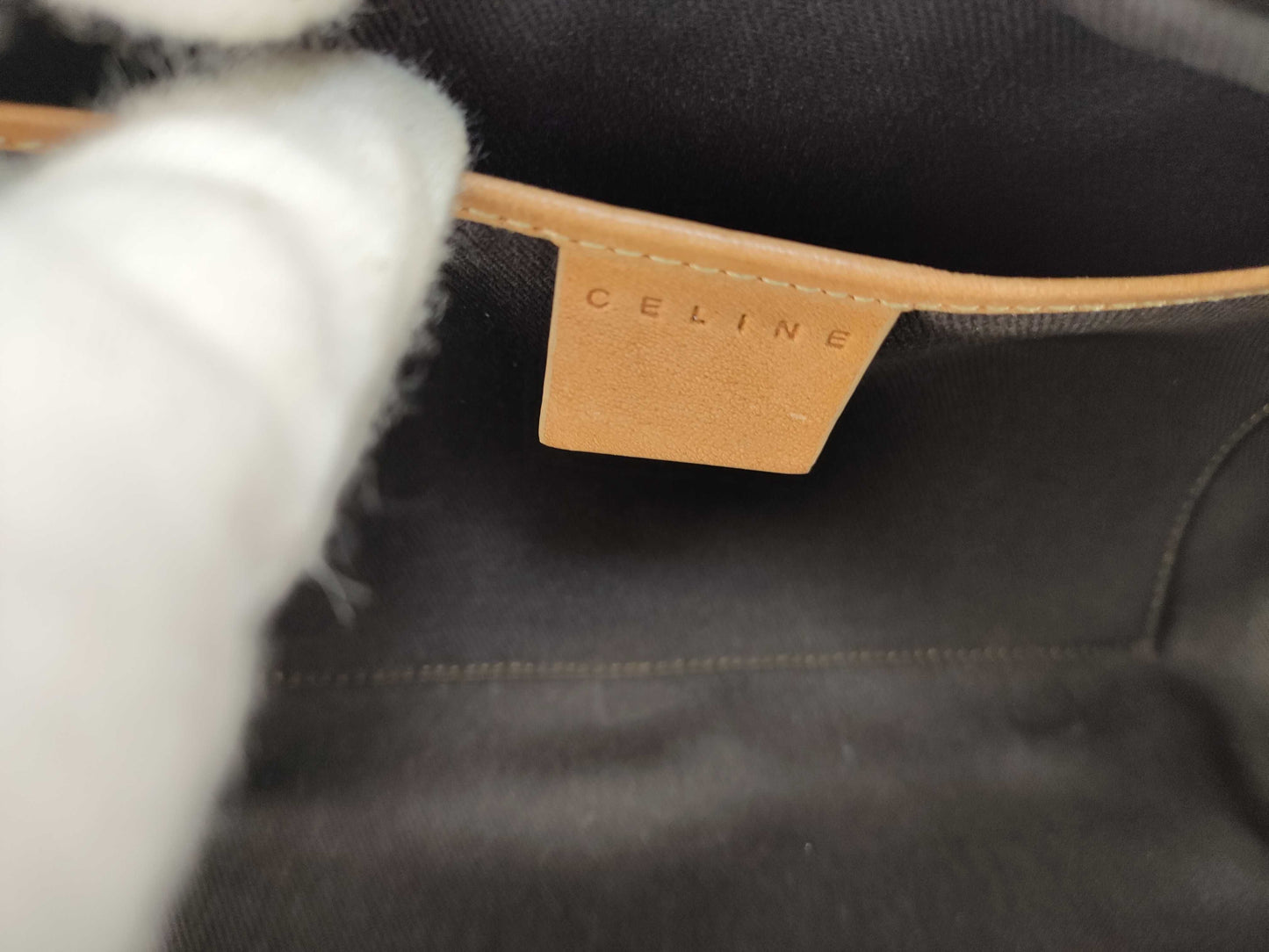 CELINE Macadam Mini Boston Bag Handbag Handbag
