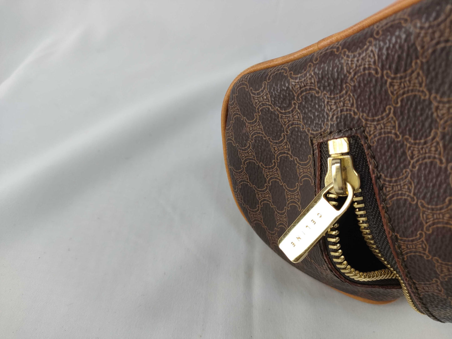 CELINE Macadam Mini Boston Bag Handbag Handbag