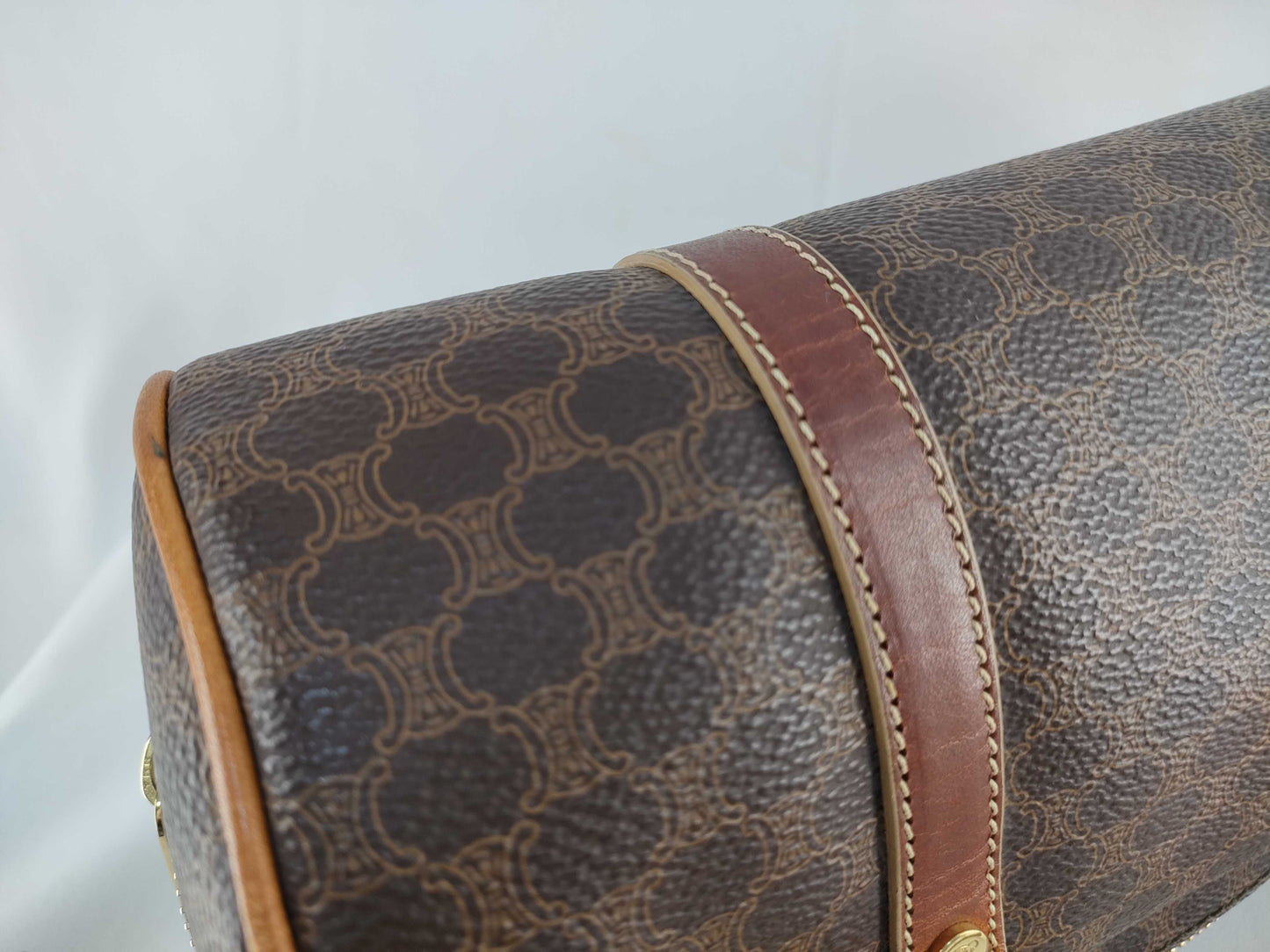 CELINE Macadam Mini Boston Bag Handbag Handbag