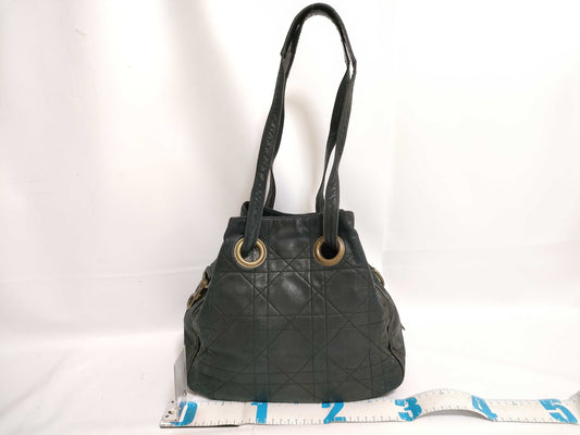 Dior Cannage Drawstring Handbag