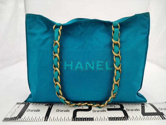 CHANEL Decacoco Nylon Chain Tote, No. 2 Tote Bag