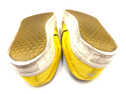 CELINE Ponytail Slip-On Sneakers, Yellow, Size 36 1/2