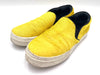 CELINE Ponytail Slip-On Sneakers, Yellow, Size 36 1/2