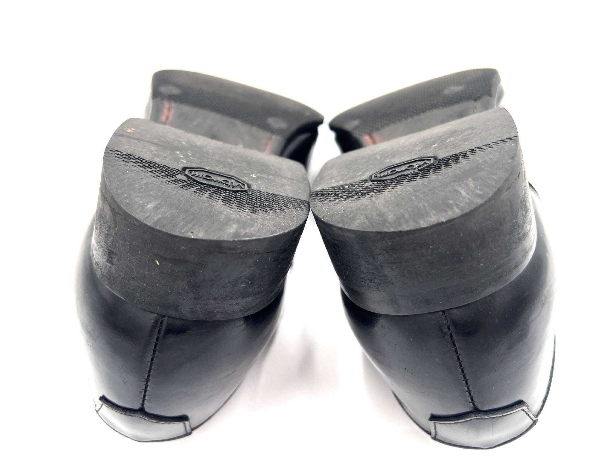 REGAL 725R Straight Tip Leather Black Size 26 1/2 Business Shoes