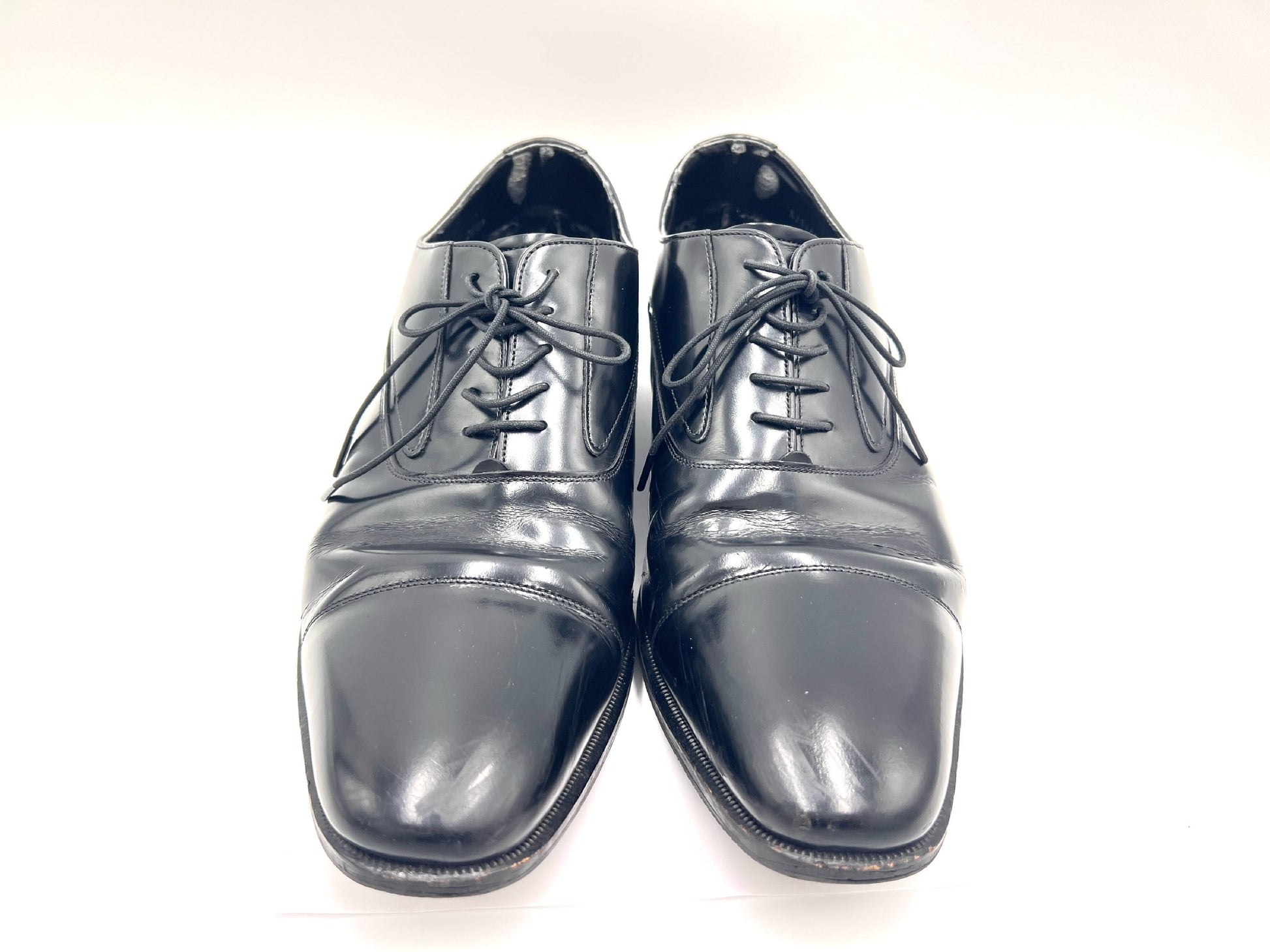 REGAL 725R Straight Tip Leather Black Size 26 1/2 Business Shoes