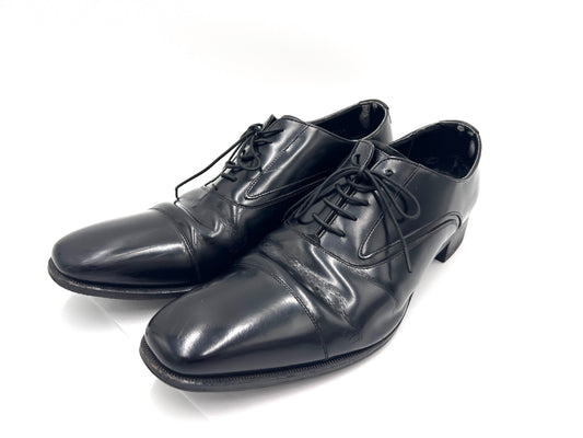 REGAL 725R Straight Tip Leather Black Size 26 1/2 Business Shoes