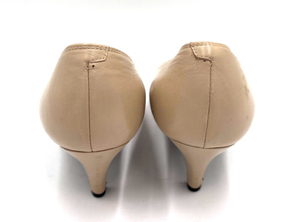 VALENTINO Valentino Garavani 58590 7 Cap Toe Pumps Black Beige Size 37
