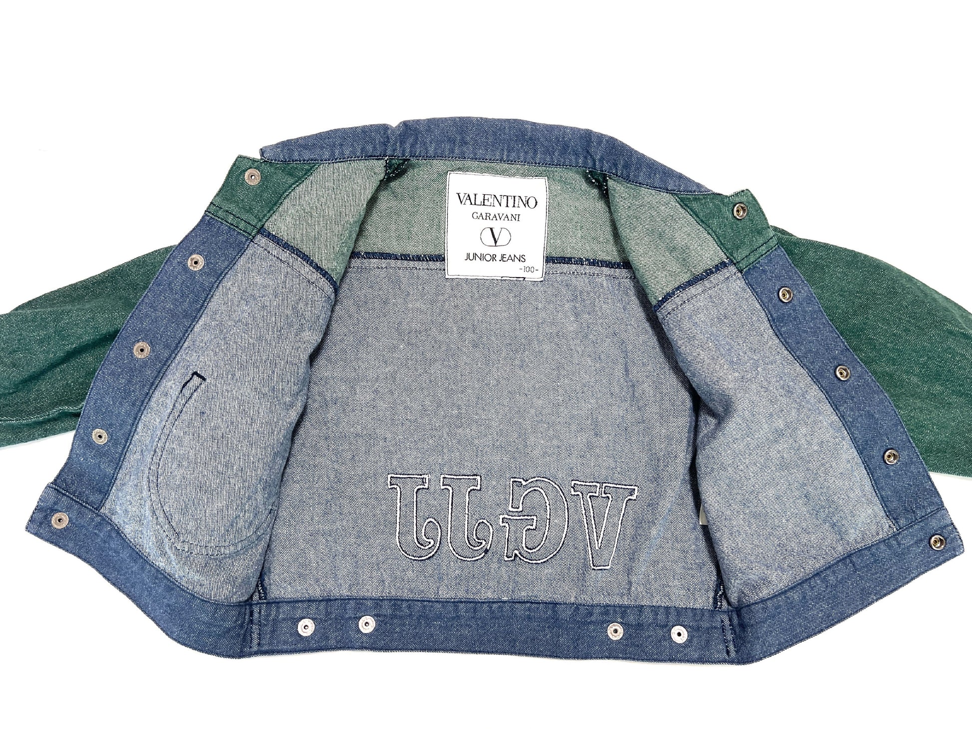 VALENTINO Valentino Garavani Kids Denim Jacket Size 100 Jacket