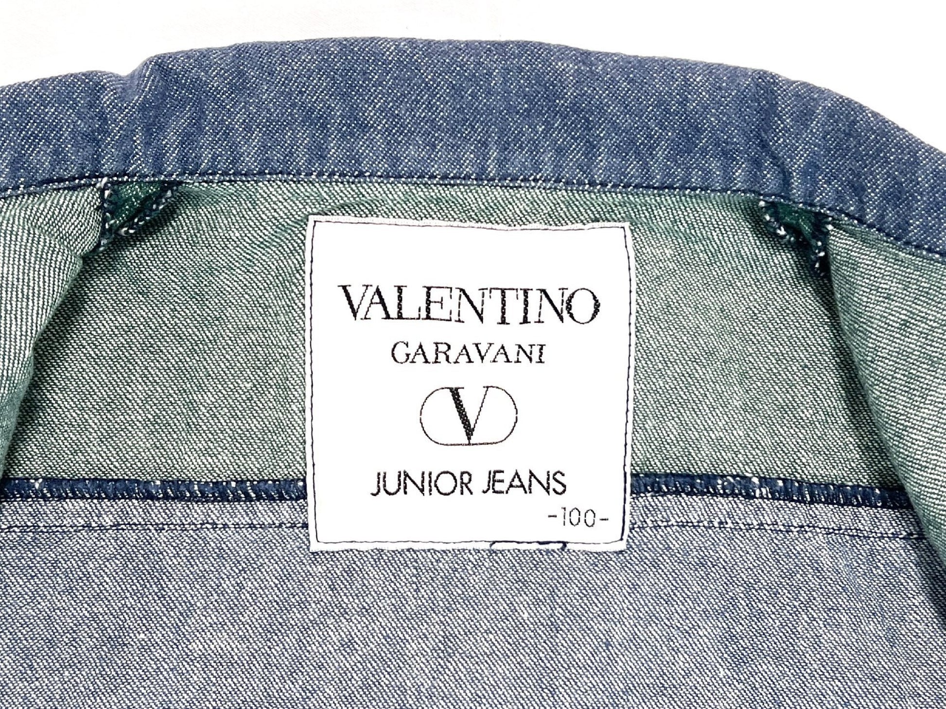 VALENTINO Valentino Garavani Kids Denim Jacket Size 100 Jacket