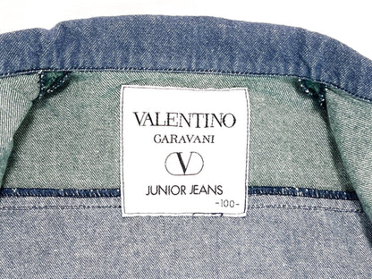 VALENTINO Valentino Garavani Kids Denim Jacket Size 100 Jacket
