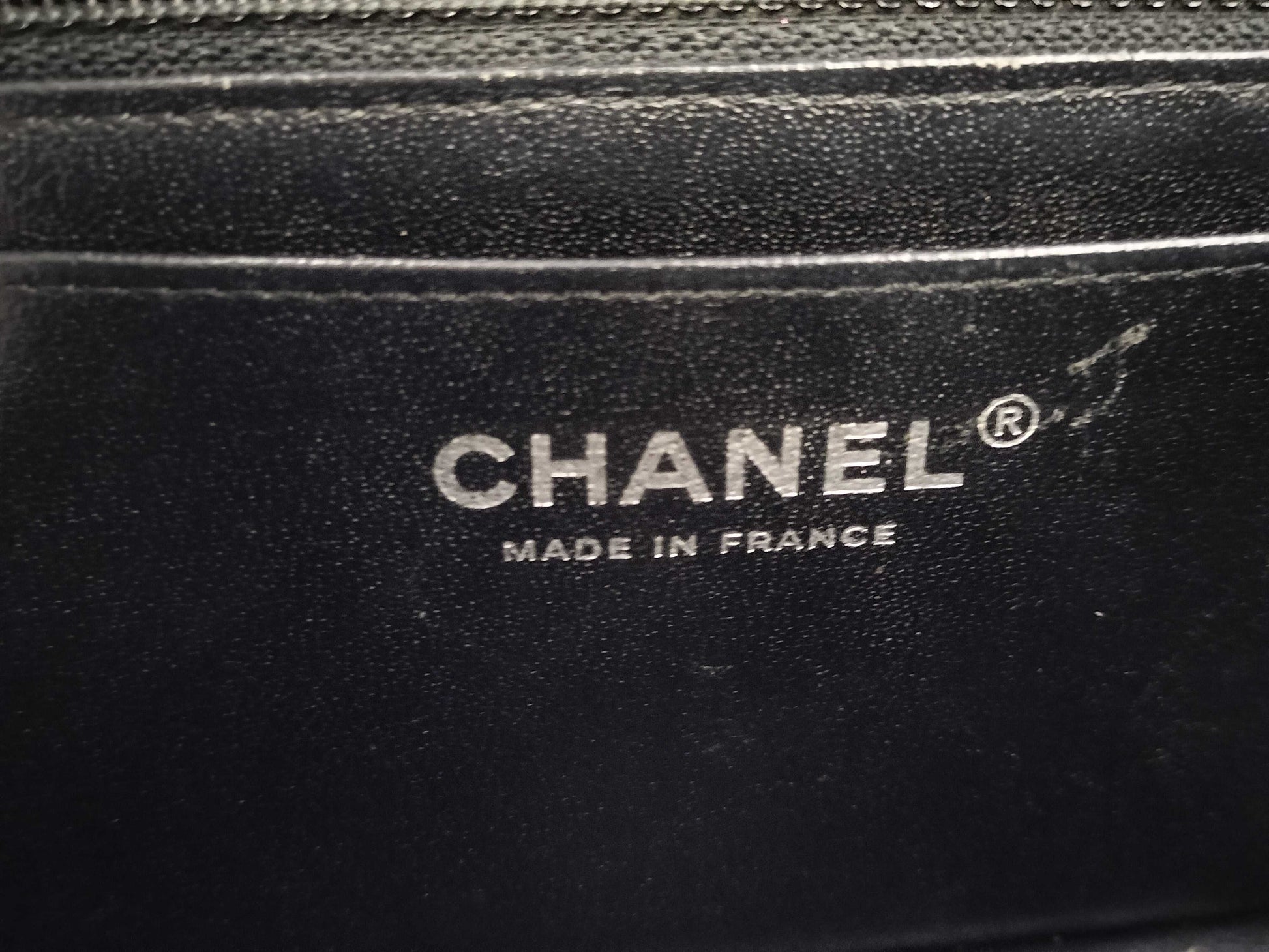 CHANEL Mini Matelasse V-Stitch Chevron Black G Hardware G Card Shoulder Bag