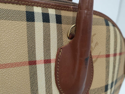Burberrys Nova Check PVC Handbag