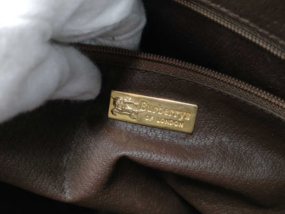 Burberrys Nova Check PVC Handbag