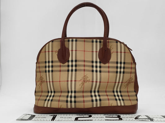 Burberrys Nova Check PVC Handbag