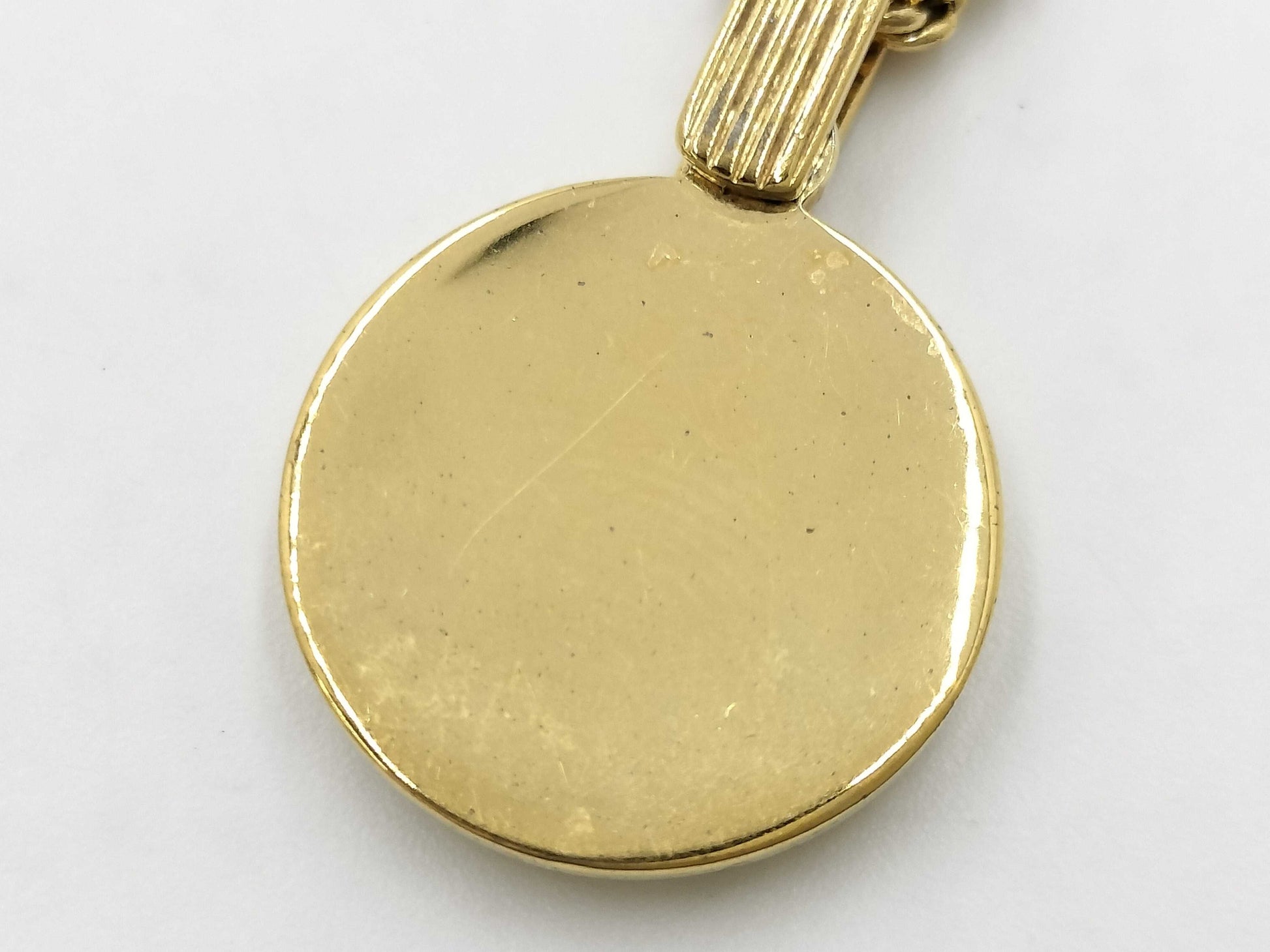 Dior Christian Dior CD logo necklace GP gold thread necklace