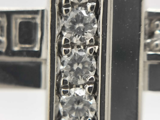 HARRY WINSTON Traffic by Harry Diamond PT950/PT850 4.0g Necklace 