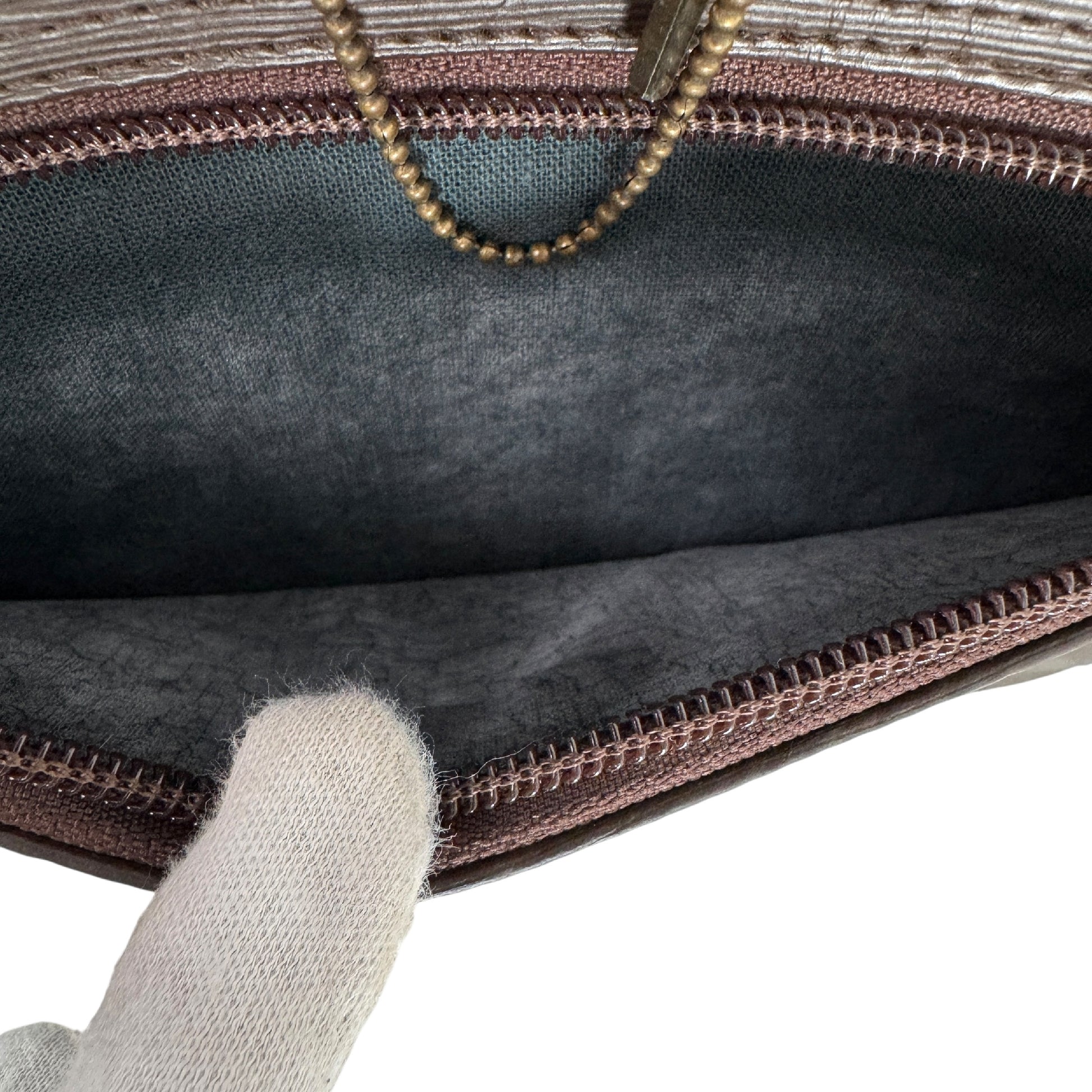BURBERRY Check Boston Bag
