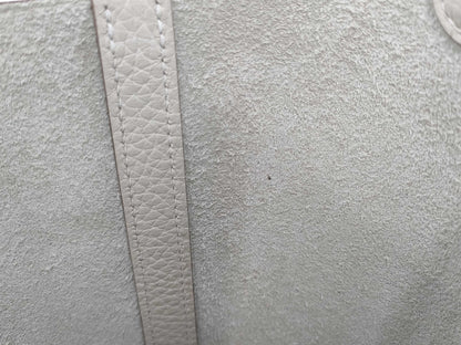 HERMES Picotin Lock PM Handbag, Crepe Ivory, White Silver Hardware, K Stamp, H056289CK10