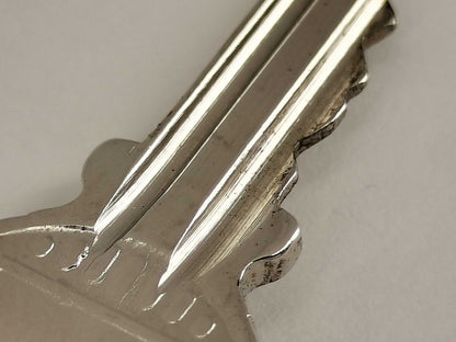 HERMES HERMES Cadena and Key Set, Key Padlock, Silver, with Leather Cord, Other Accessories