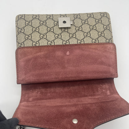 GUCCI GG Supreme Floral Dionysus Shoulder Bag