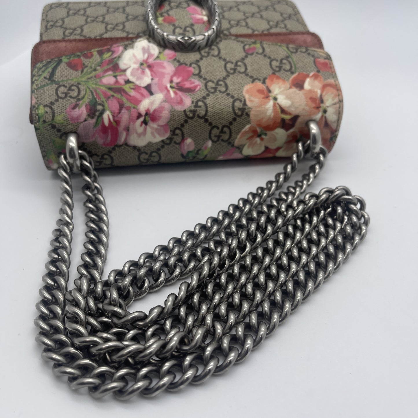 GUCCI GG Supreme Floral Dionysus Shoulder Bag