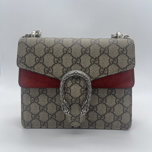 GUCCI GG Supreme Floral Dionysus Shoulder Bag
