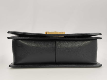 CHANEL Boy Caviar 26 series shoulder bag