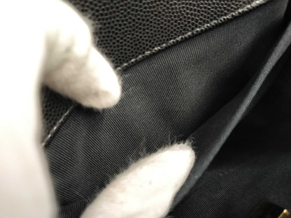 CHANEL Boy Caviar Black Shoulder Bag