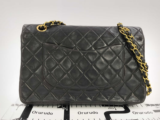 CHANEL Lambskin Matelasse Chain Shoulder Bag