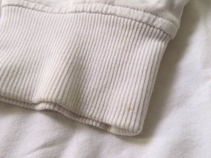 Balmain Hoodie 95% Cotton 5% Elastane White/Black Top