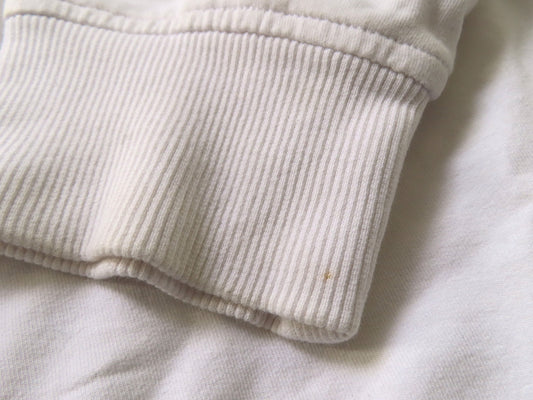 Balmain Hoodie 95% Cotton 5% Elastane White/Black Top