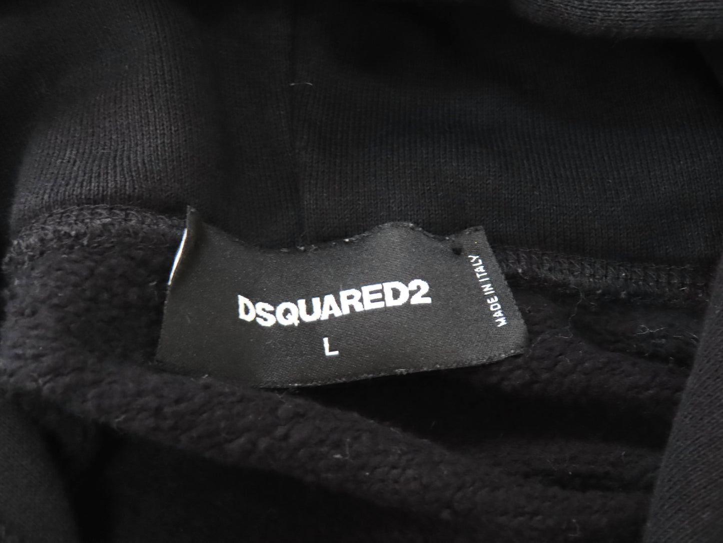 DSQUARED2 Dsquared Hoodie 100% Cotton Black #L Tops