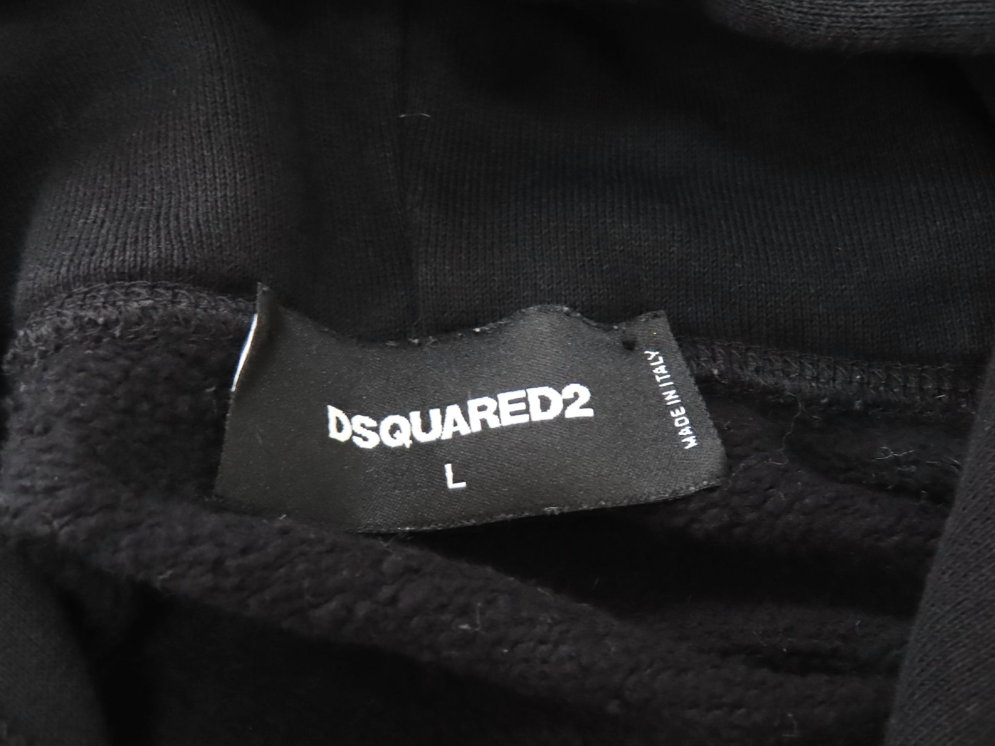 DSQUARED2 Dsquared Hoodie 100% Cotton Black #L Tops