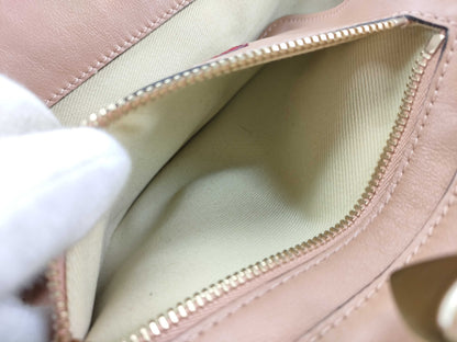 VALENTINO 2-Way Bag, Leather, Pink Beige, Rockstud, Handbag