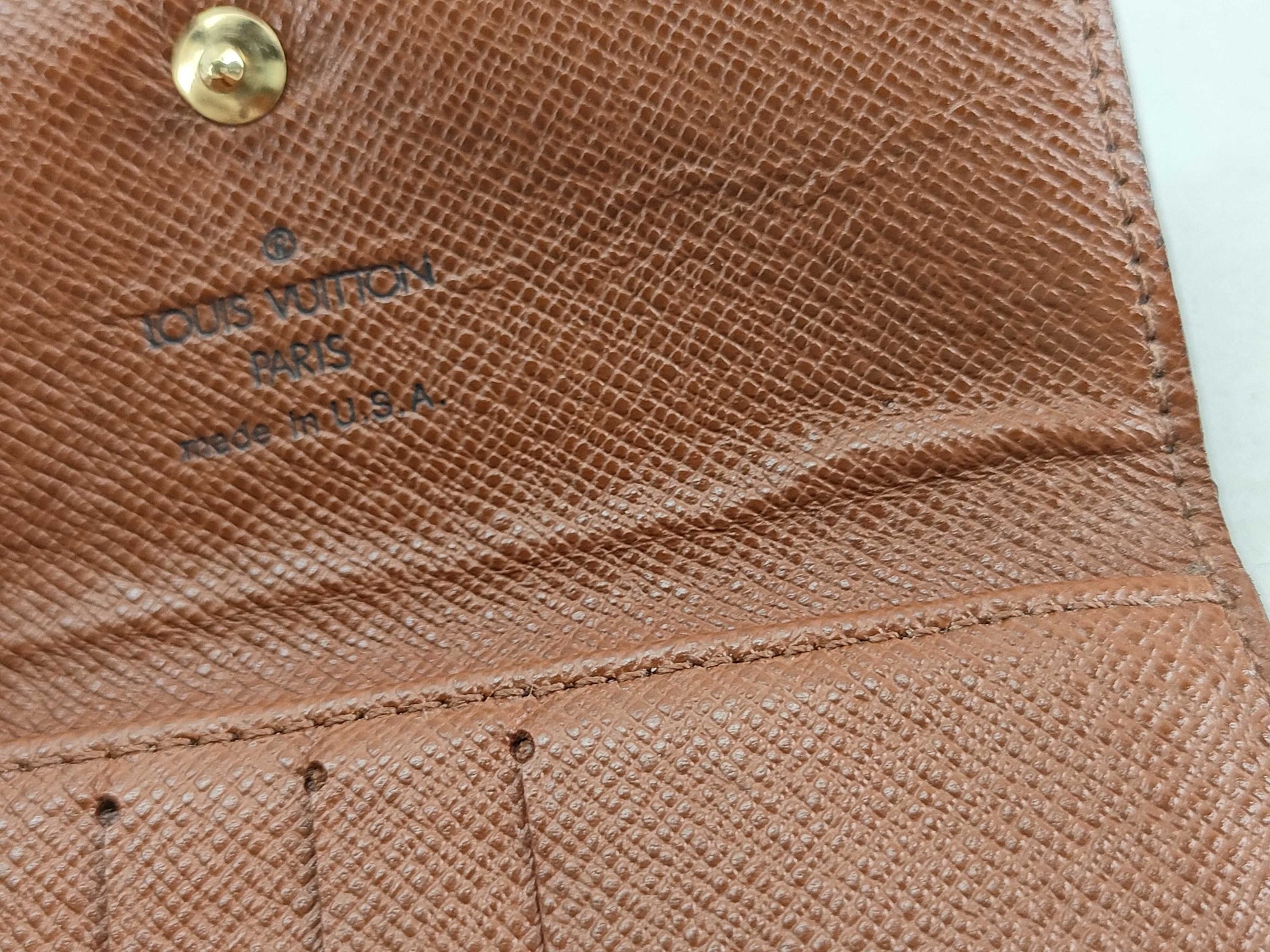 LOUIS VUITTON Monogram W-hook wallet