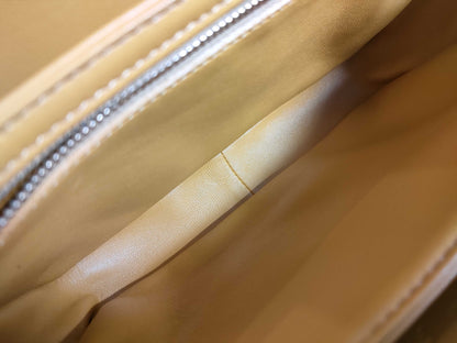 Celine Unused Triomphe Hardware Shoulder Bag in Natural