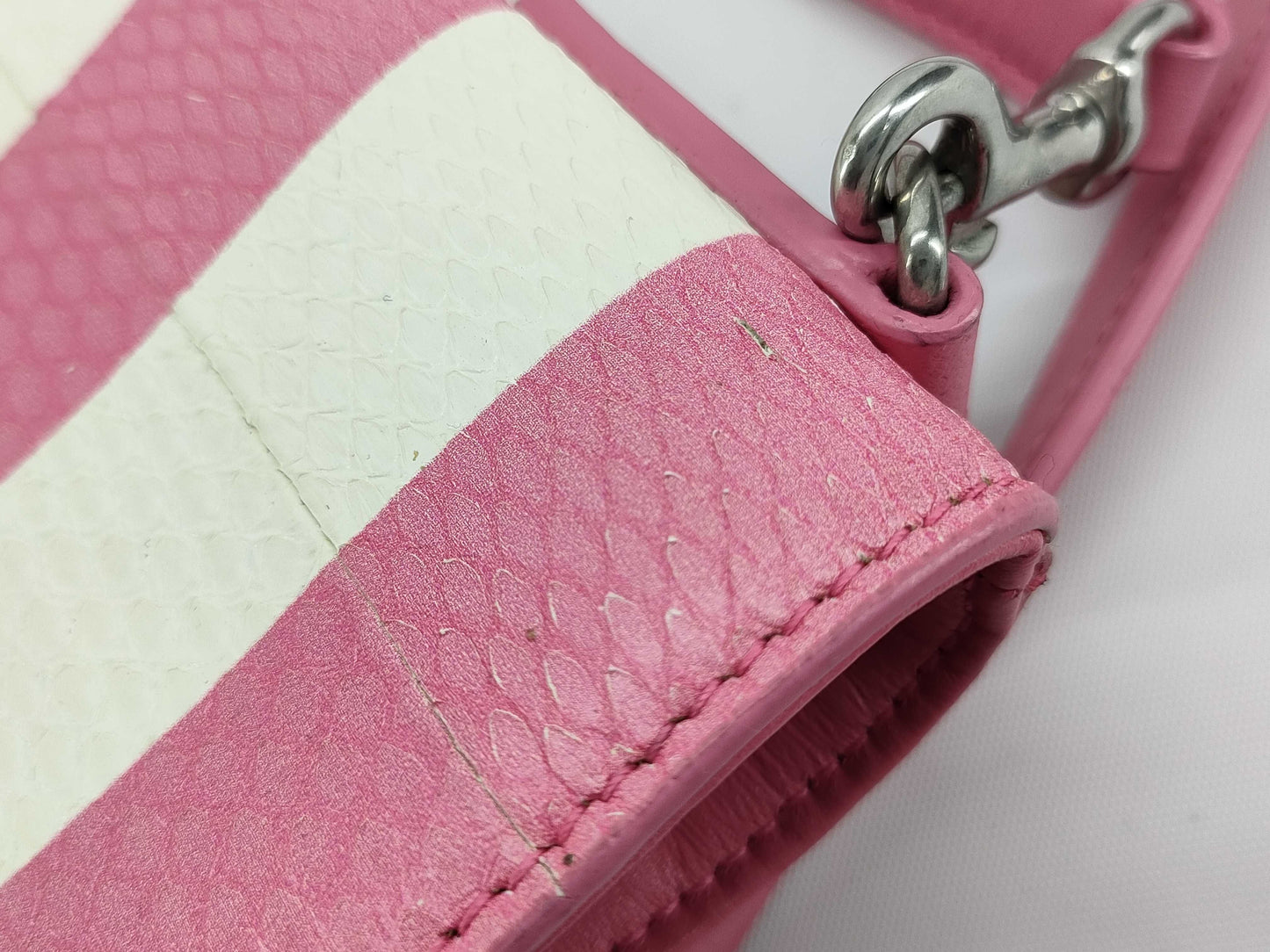 SAINT LAURENT Unused Python Tote Bag
