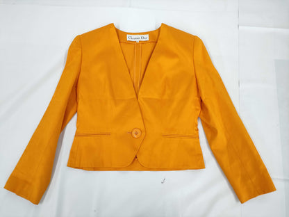 Dior Jacket Cotton Orange #M Jacket