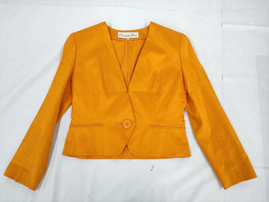 Dior Jacket Cotton Orange #M Jacket