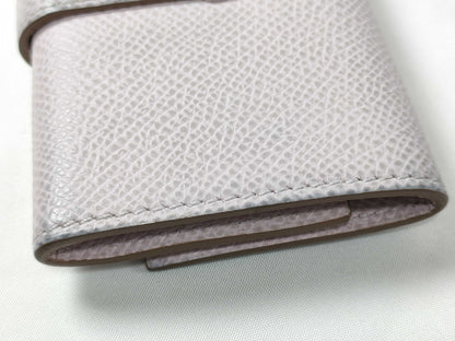 HERMES Bearn Key Case, Epsom Leather, Mauve Pale, Silver Hardware, U Stamp, Key Case/Key Holder