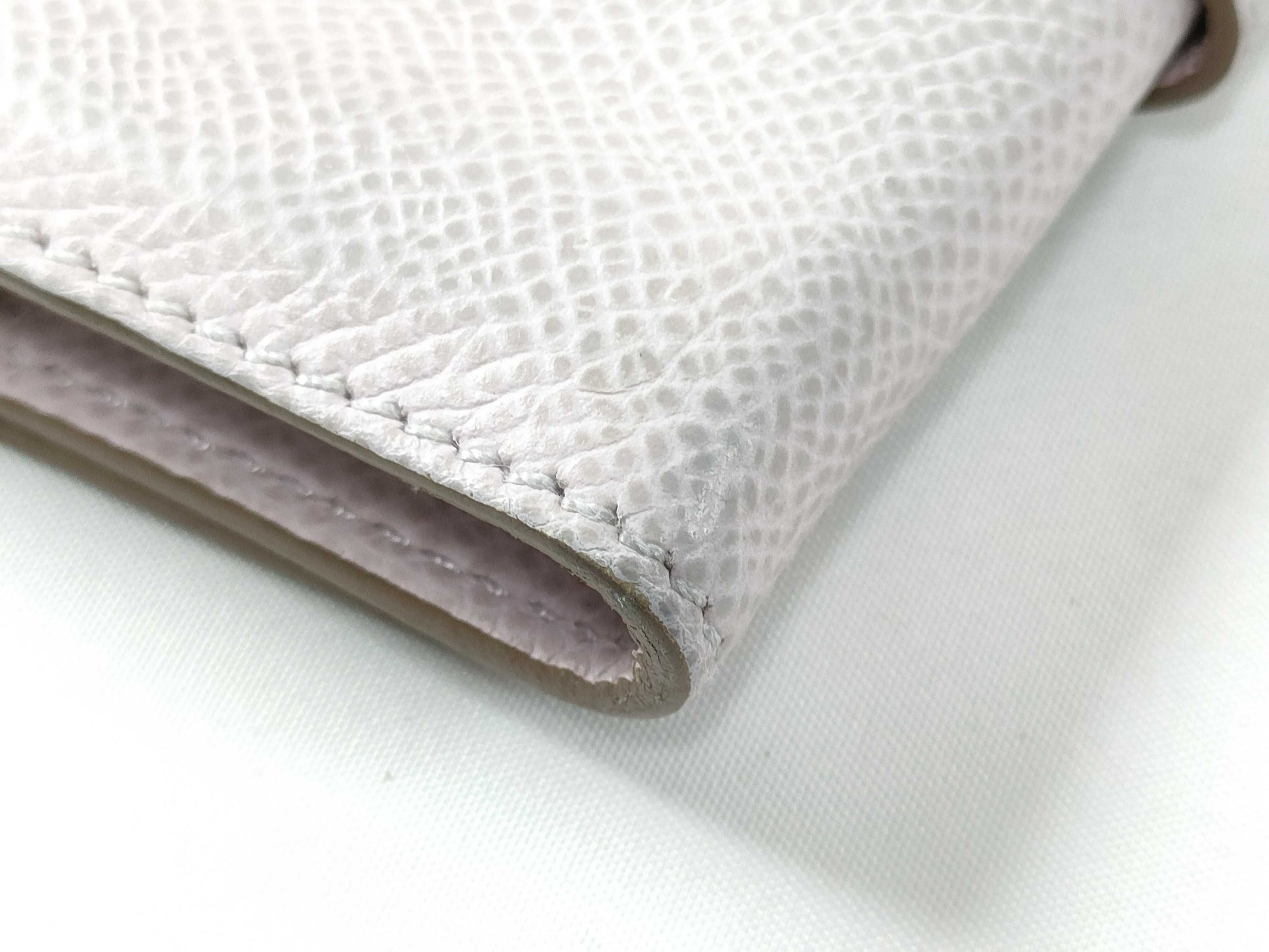 HERMES Bearn Key Case, Epsom Leather, Mauve Pale, Silver Hardware, U Stamp, Key Case/Key Holder