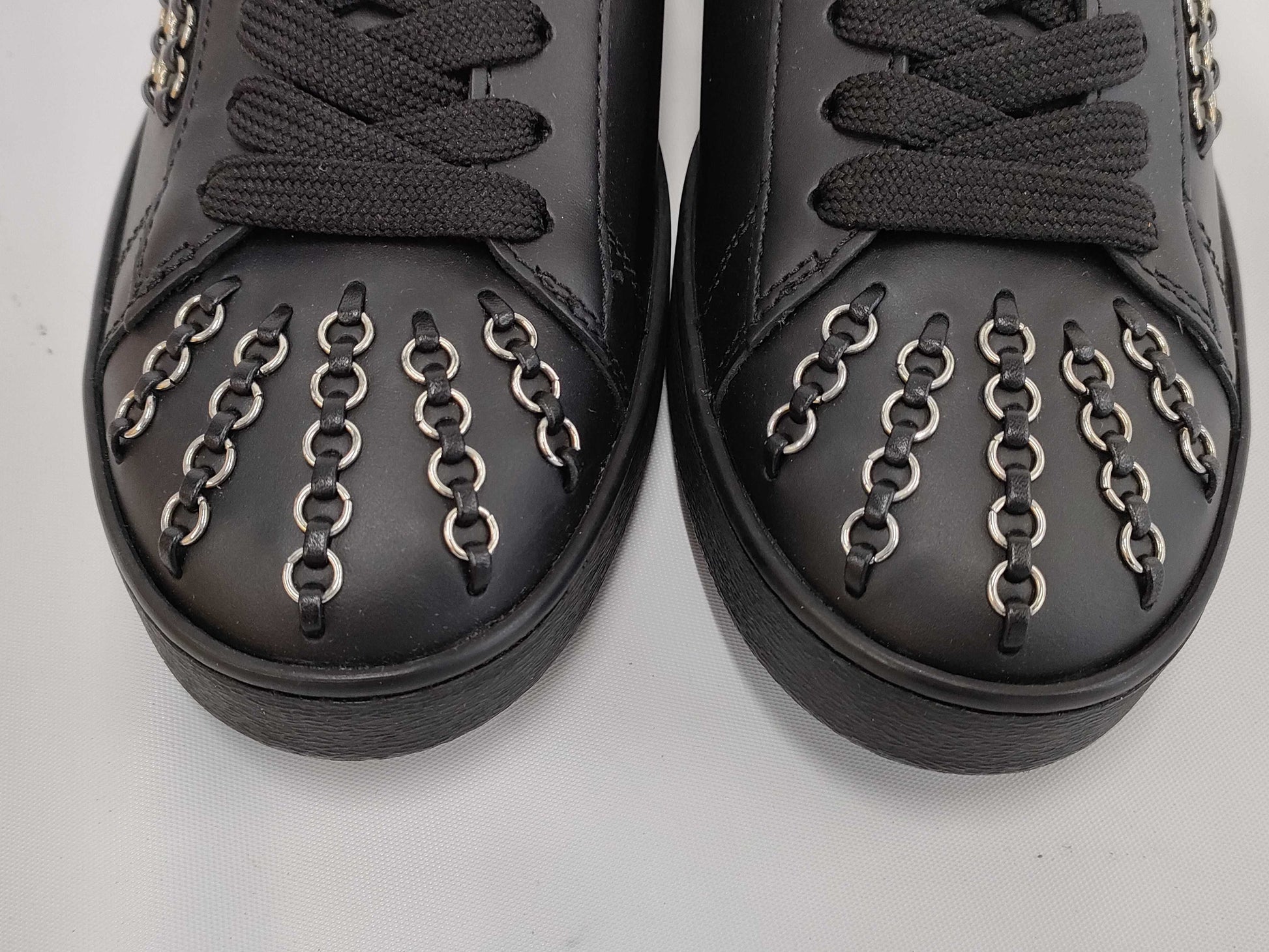 Tod's Sneakers, Leather, Black, Size 34.5, XXW12A0U92008V, B999