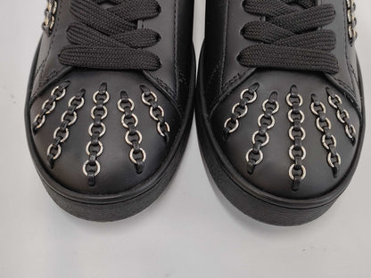 Tod's Sneakers, Leather, Black, Size 34.5, XXW12A0U92008V, B999