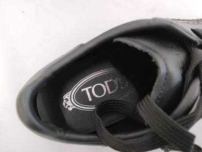 Tod's Sneakers, Leather, Black, Size 34.5, XXW12A0U92008V, B999