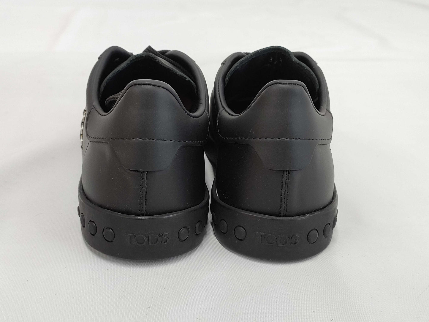 Tod's Sneakers, Leather, Black, Size 34.5, XXW12A0U92008V, B999